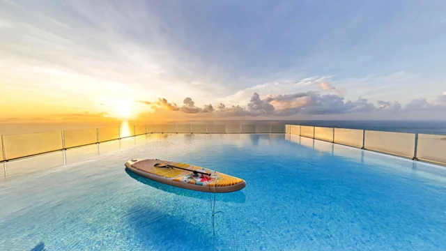 Premier Pearl Hotel — First light at the infinity pool